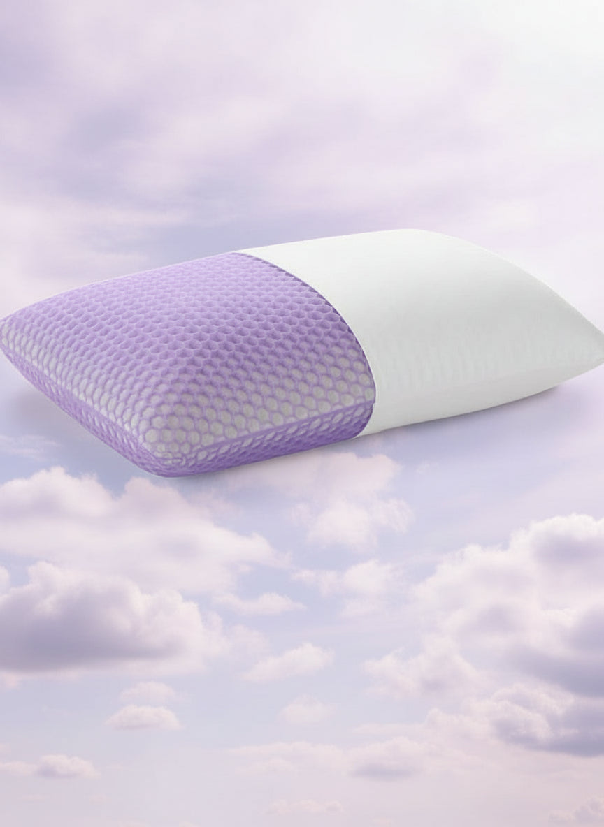 Lumalite™  Purple Neck Relief Pillow