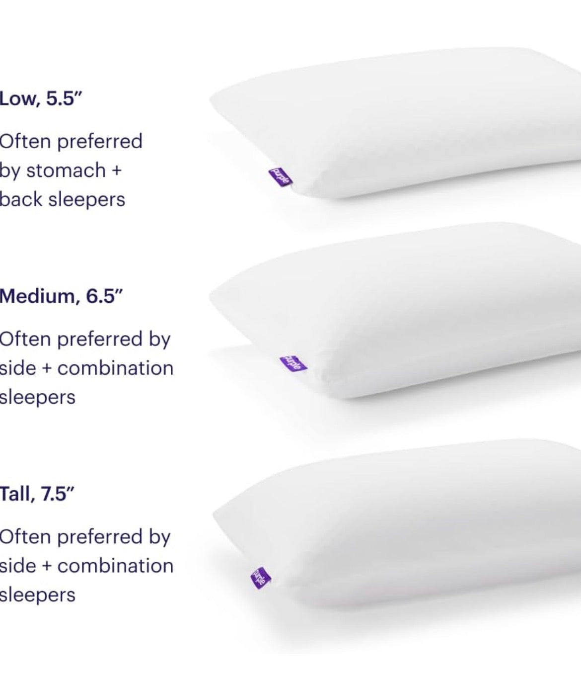 Lumalite™  Purple Neck Relief Pillow