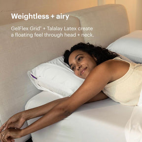 Lumalite™  Purple Neck Relief Pillow